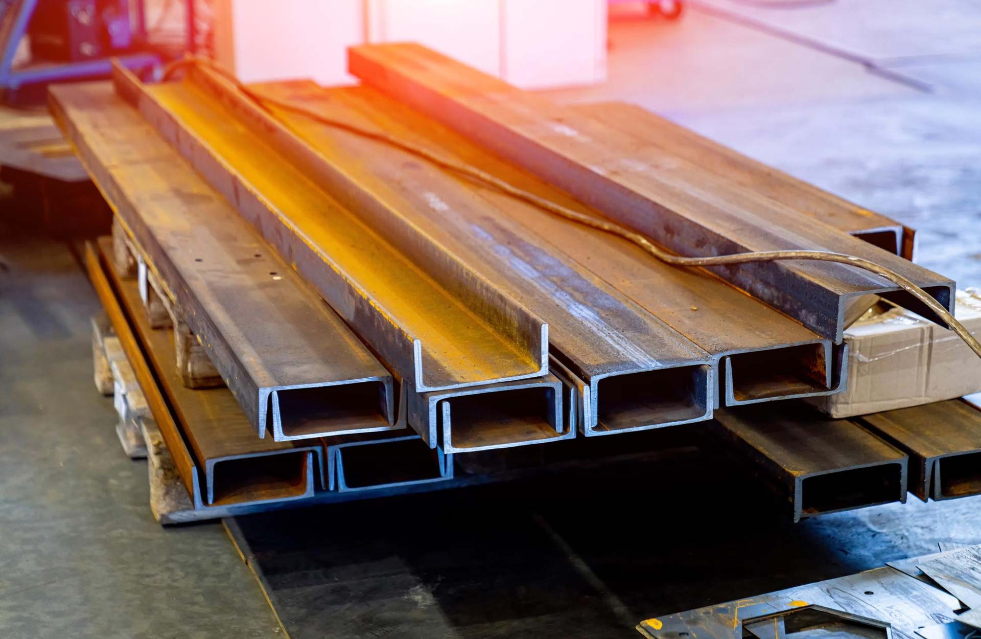 steel section at willsden steel